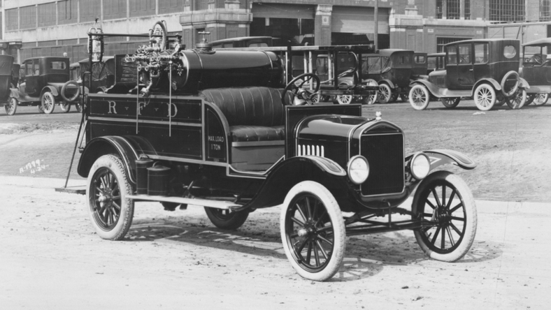 Ford Celebrates the Nation's 250th at Washington, D.C.'s Union Station With a Historic Car Exhibit 1 A 1924 Ford Firetruck