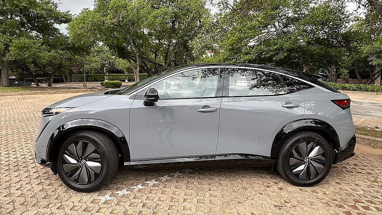 A Side View Of The Nissan Ariya
