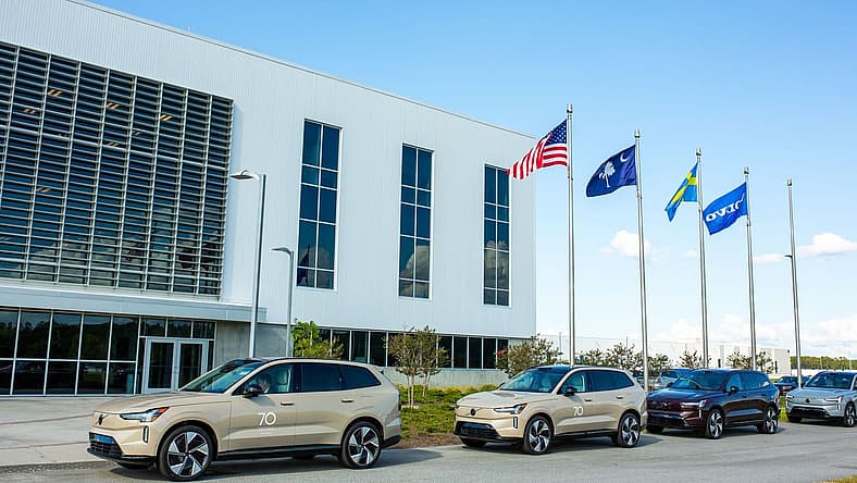 The Front Of Volvo'S South Carolina Plant