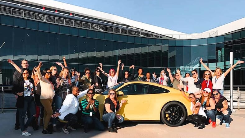 2023 Was The Best (Anniversary) Gift Ever 2 Our Group At The Porsche Experience Center