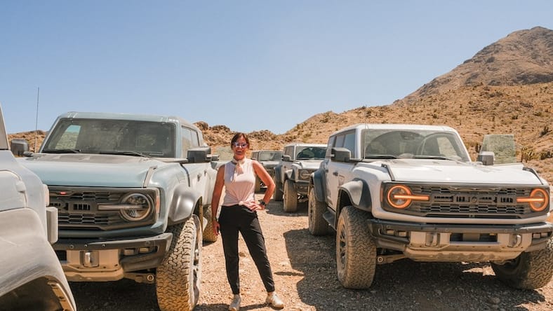 Me And Some Bronco Raptors And So Much Dust. Photo: @Caziahfranklin