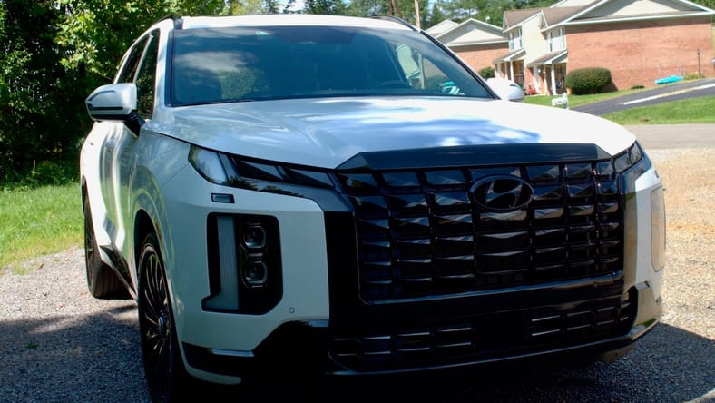 2024 Hyundai Palisade Calligraphy Night Edition Front Grille, Hyundai'S Blackout Package