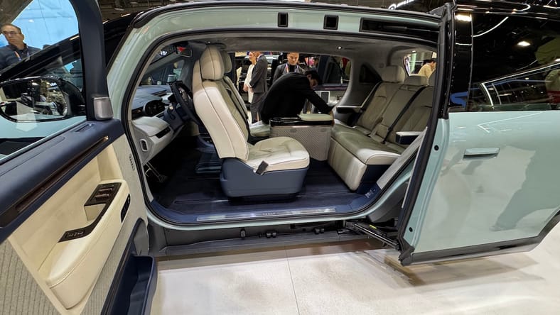These 12 New Car Tech Features Blew My Mind: Best of CES 2025 2 Zeekr Showed A Minivan With Reclining And Rotating Front Row Seats Best Of Ces