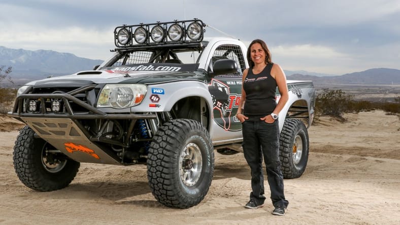 When "Total Chaos" Is Your Job: How Nicole Pitell-Vaughan Became the Go-To Builder for Off-Roaders 2 Nicole Pitell-Vaughn Standing Next To A Truck That Her Company, Total Chaos Fabrication, Helped Build