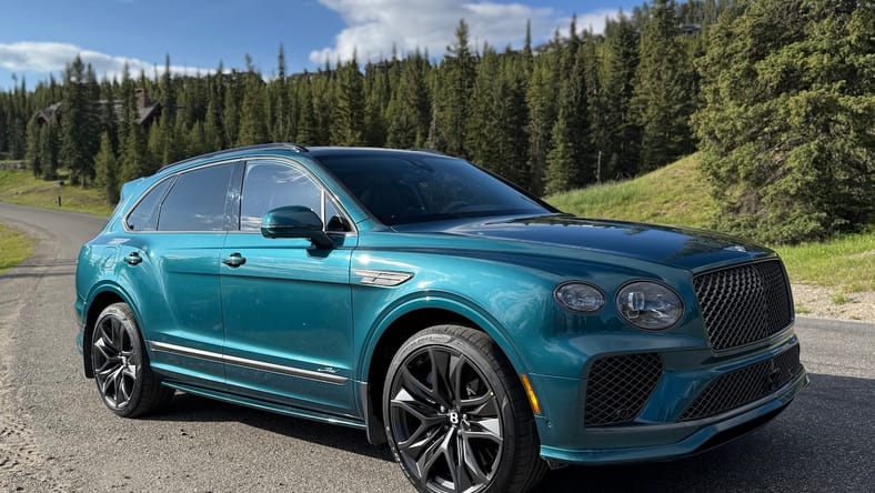 The Bentley Bentayga Speed In Aegean Blue