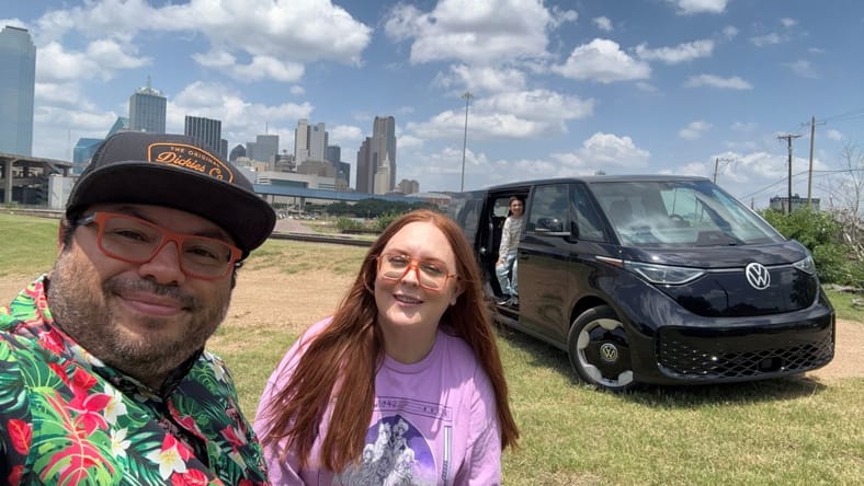 Natalie Merola And Her Family With The 2025 Vw Id. Buzz