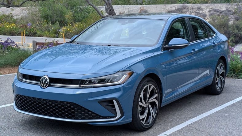 The Front, Side Profile Of The 2025 Vw Jetta