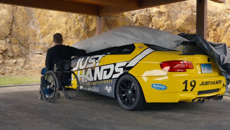 Just Hands: Meeting Quadriplegic Racer Torsten Gross Changed the Way I See Driving—and Life 2 Torsten Uncovers His Car In Just Hands: For The Love Of Racing