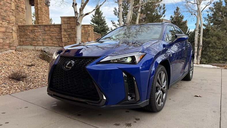 The Front Quarter End Of The 2025 Lexus Ux 300H