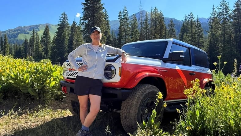 What Makes the Ford Bronco Stroppe Edition So Cool? We Test Drove It to Find Out! 2 Sara Lacey With The Ford Bronco Stroppe Edition