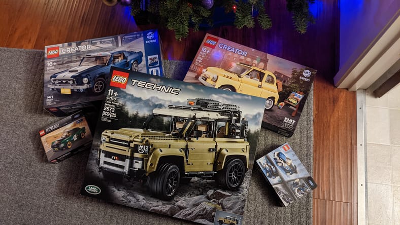 A Load Of Lego Sets Underneath The Christmas Tree