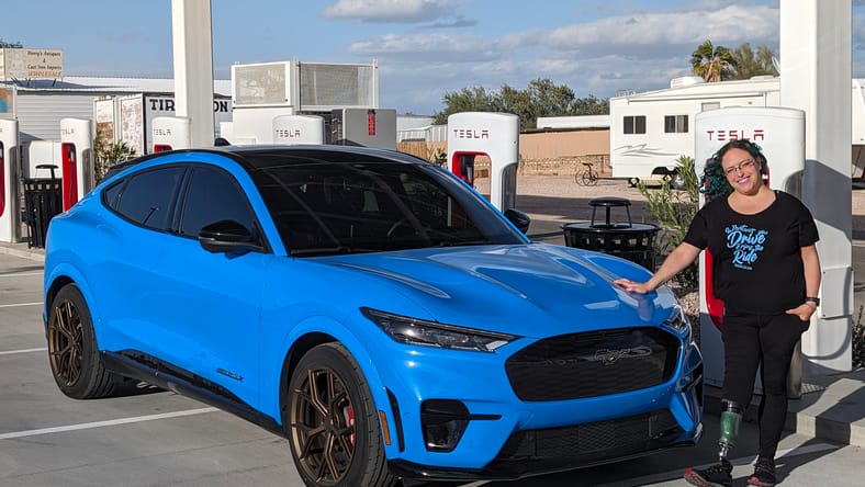 Charging My Mustang Mach-E At A Public Charging Station