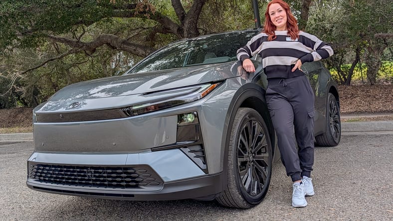 Shannon Standing With The 2026 Toyota C-Hr Xse