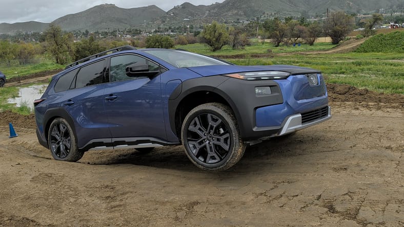 The 2026 Subaru Trailseeker EV is Ready to Take Your Family Just About Anywhere 5 The 2026 Subaru Trailseeker On An Off-Road Course