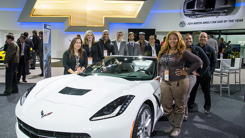 Gm Diversity Group With The Chevrolet Corvette Stingray