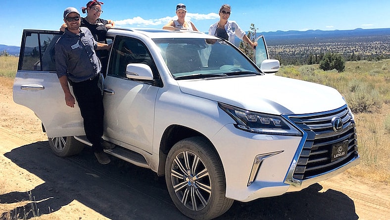 Would You Take This $88K Car Off Road??? 2 Off Road Lexus