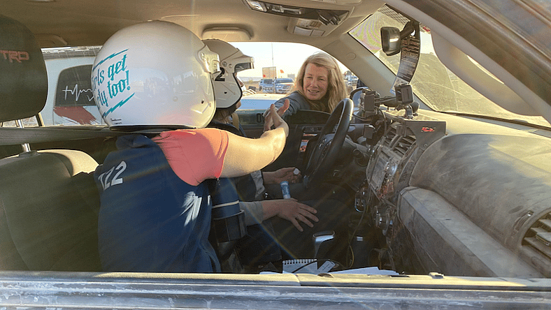 Emily Miller Shakes Every Hand Before Each Start. Photo: Kristin Shaw