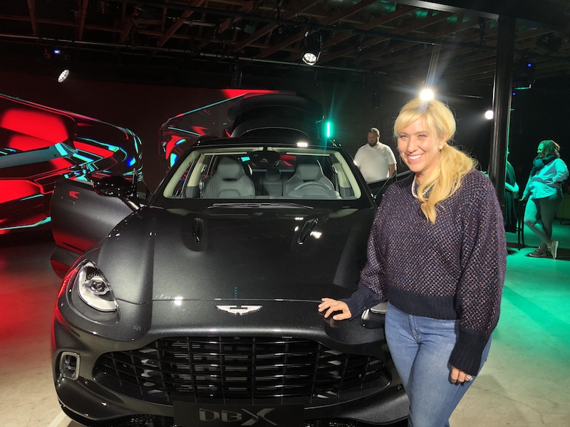 Laura Schwab During Her Time With Aston Martin. Photo By Scotty Reiss