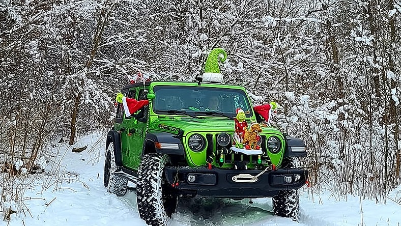 Holiday Car Decorating Inspiration...from My Jeep Community!