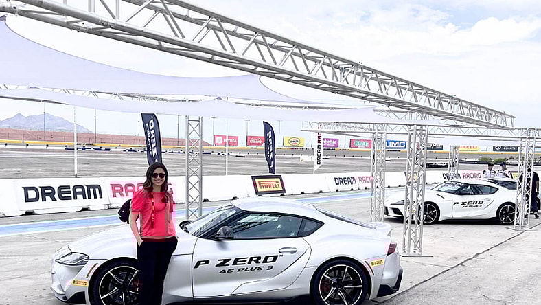 The First Thing I Got To Do Was Test Pirelli'S New P Zero As Plus 3 Tires On The Track In This Toyota Supra.