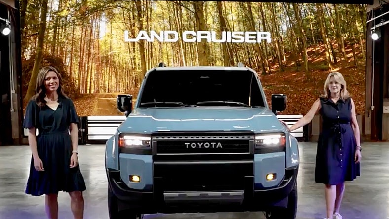 Allison Bell And Scotty Reiss With The 2024 Toyota Land Cruiser