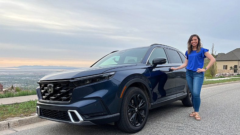 Once A Cr-V Fan, Always A Cr-V Fan. Loved Driving The 2023 Honda Cr-V After Owning A 2001 Model In High School. Photo: Allison Bell