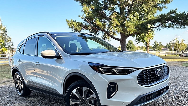 The 2023 Ford Escape Platinum Awd Has A Simple Exterior. Photo Erica Mueller