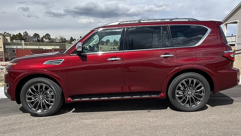 Nissan Armada Profile. I Like The Chrome Details. Photo: Sara Lacey