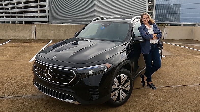 Scotty Reiss With The Mercedes-Benz Eqb