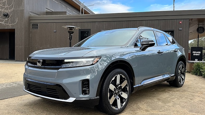 The Honda Prologue'S Front End Features A Crisp New Look