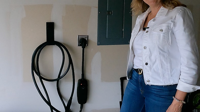 Me With My Home Ev Charger!
