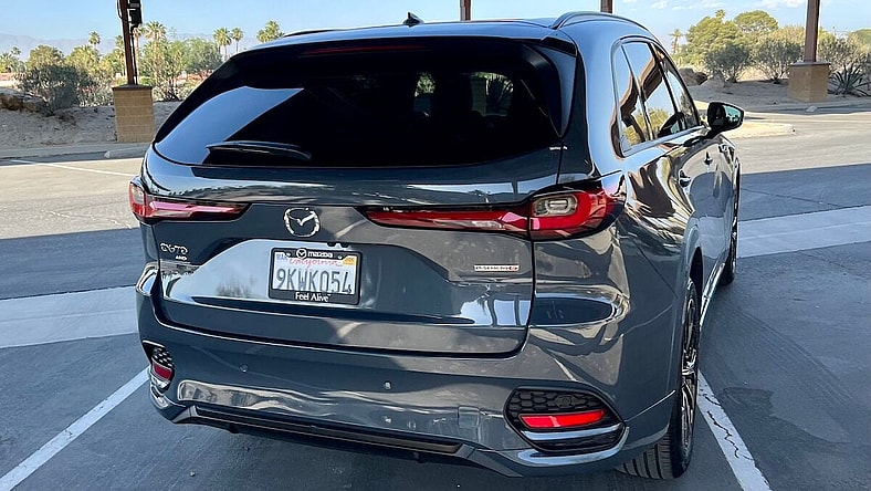 These 10 Cars Prove that Luxury on a Budget Is Possible 2 The Rear End Of The Mazda Cx-70