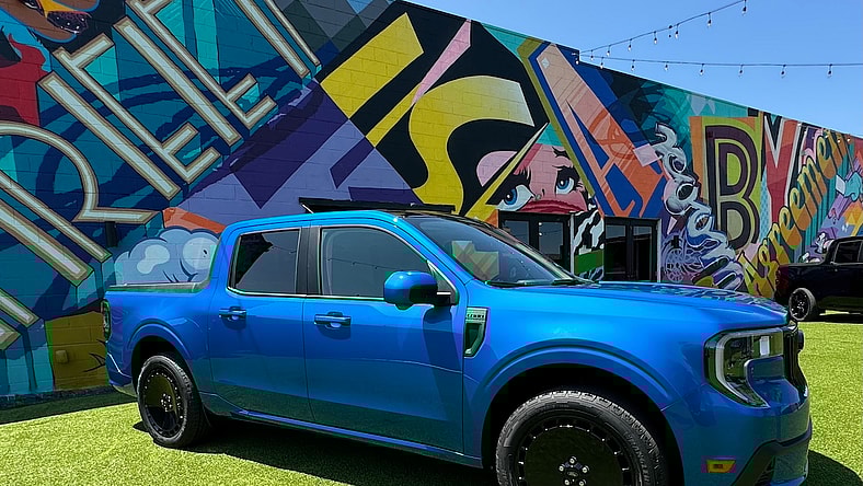 The Ford Maverick Lobo In Grabber Blue