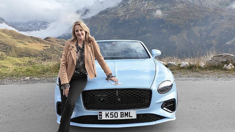 Me With The 2025 Bentley Continental Gtc