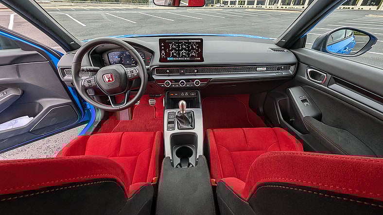 Interior Of The Honda Civic Type R