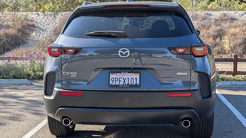 Mazda Cx-50 Hybrid Rear Mazda Suvs