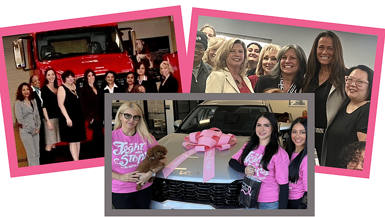 Sandra Gabrielli, Marina Letsios And Suzanne Cochrane With Their Teams For International Women'S Day