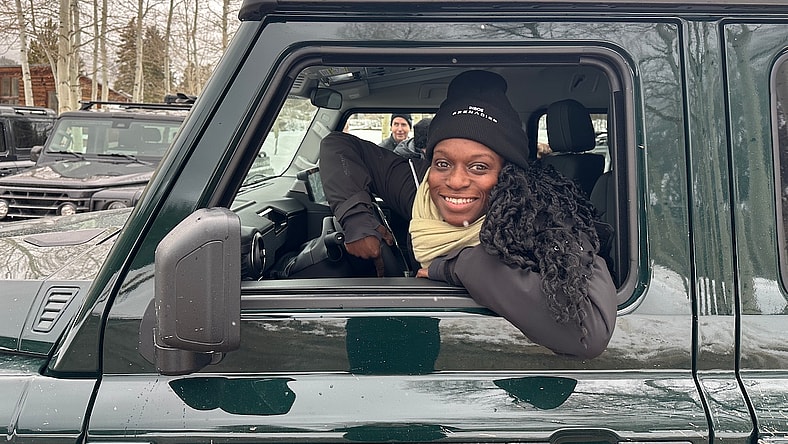 When Kevin Costner's Aspen Ranch Doubles as a Test Track, Ineos 4x4s Are a Requisite 2 Teia Collier Behind The Wheel Of The Ineos Grenadier