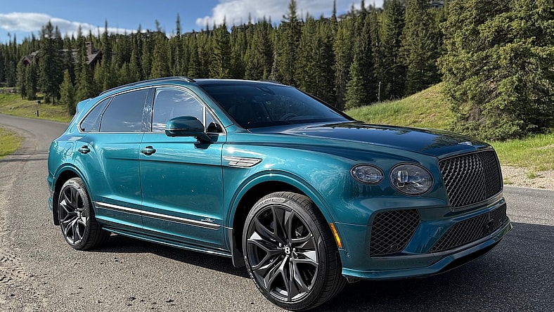 The Bentley Bentayga Speed In Aegean Blue