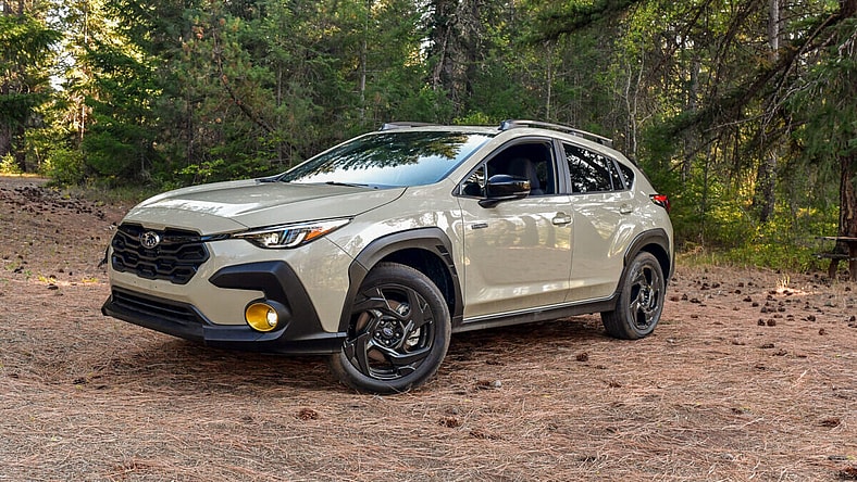 The Front Quarter End Of The 2026 Subaru Crosstrek Sport Hybrid