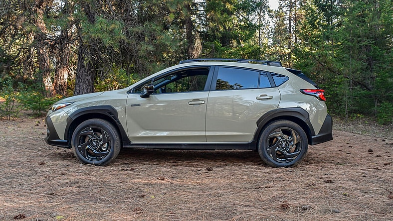 The Side Profile Of The 2026 Subaru Crosstrek Sport Hybrid