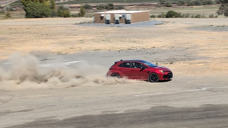 Gr Corolla With Natalie Dirt Drifting