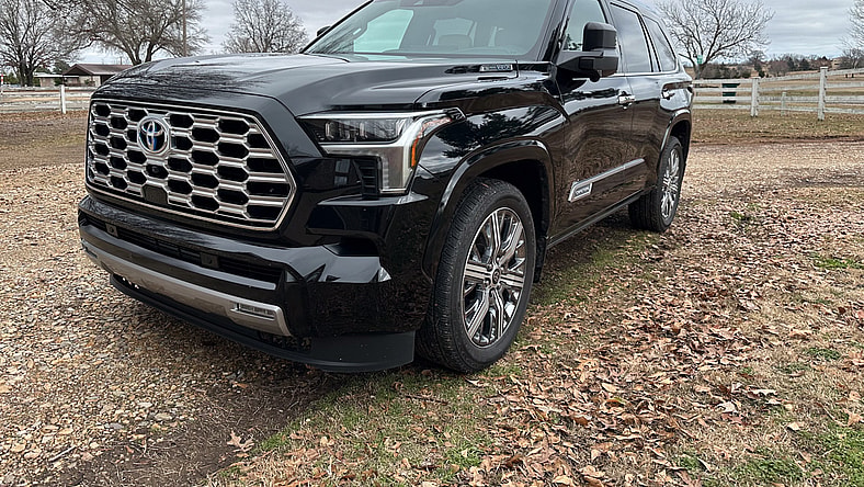 The Front End Of The 2024 Toyota Sequoia Capstone