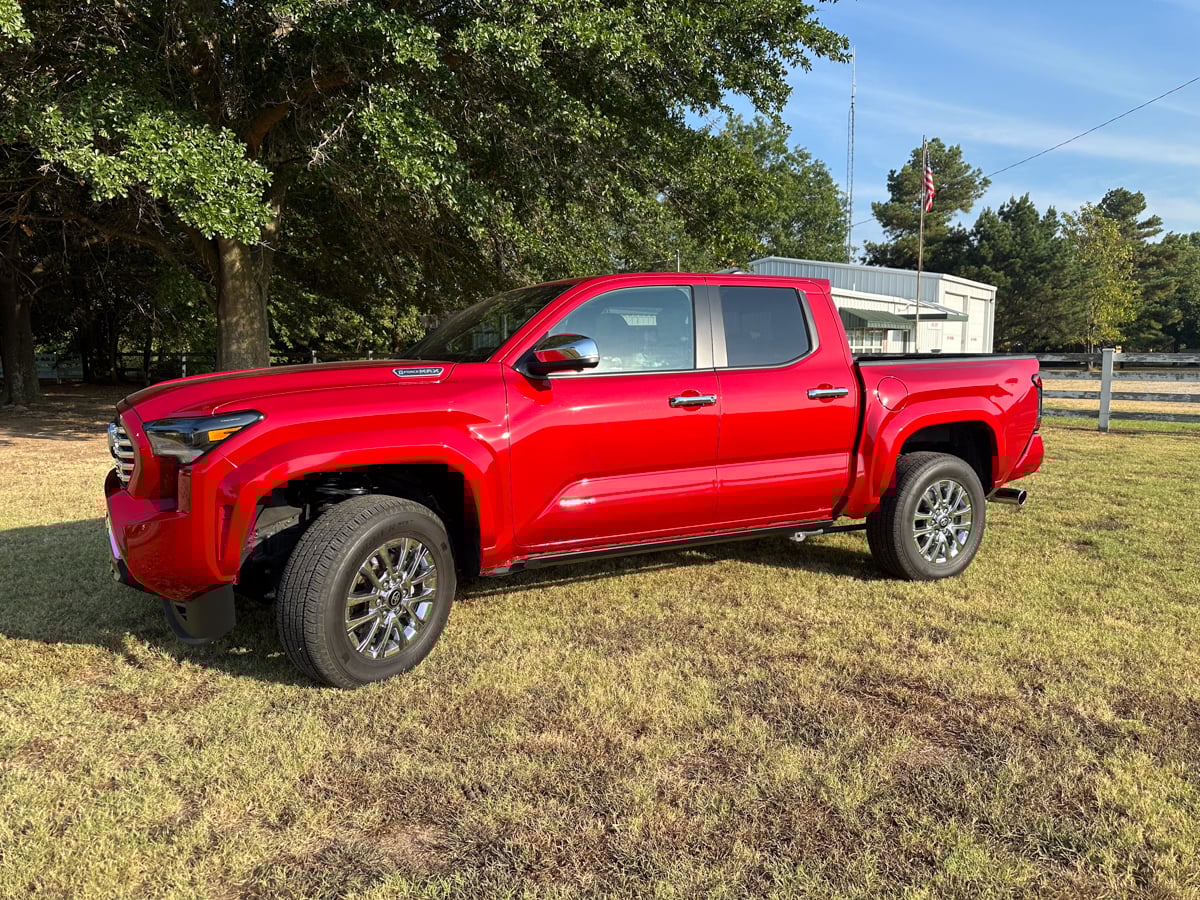 The Front End Of The 2024 Toyota Tacoma Limited