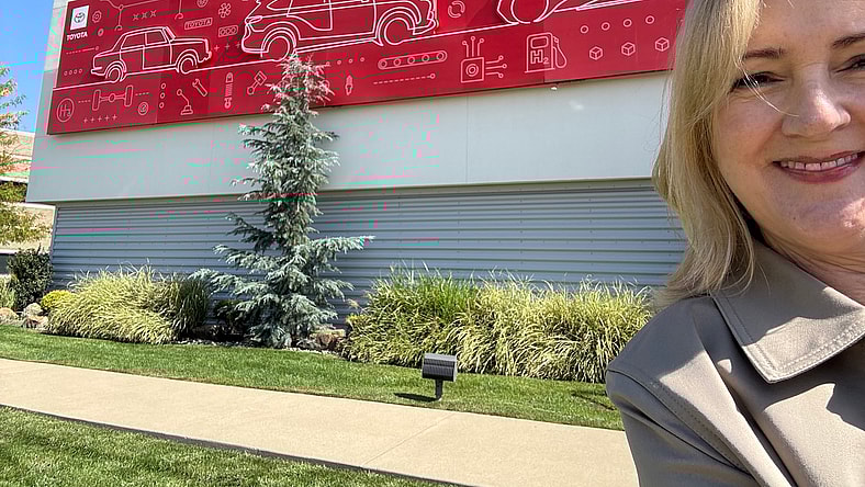 Me Outside The Toyota Princeton Plant