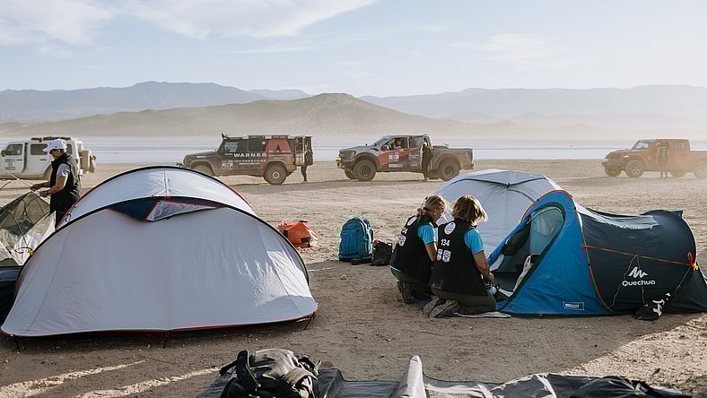 Basecamp Of The Rebelle Rally On Day 5