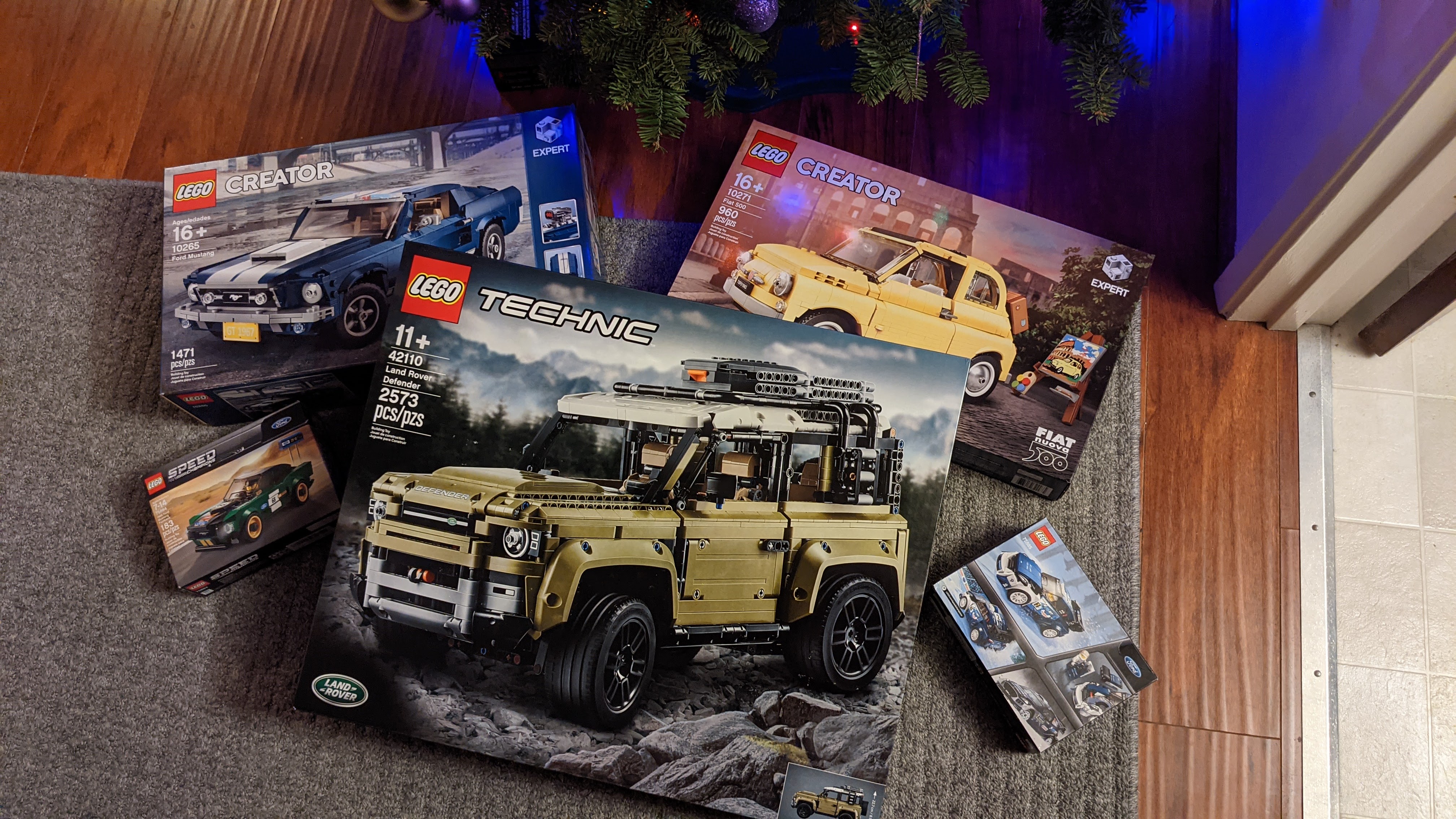 A Load Of Lego Sets Underneath The Christmas Tree