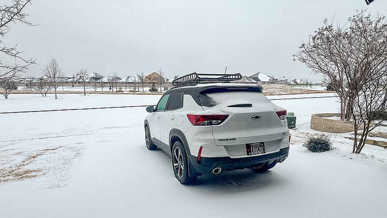 My Chevy Trailblazer Braving The Cold With All-Season Tires. I Wish It Was Equipped With Winter Tires