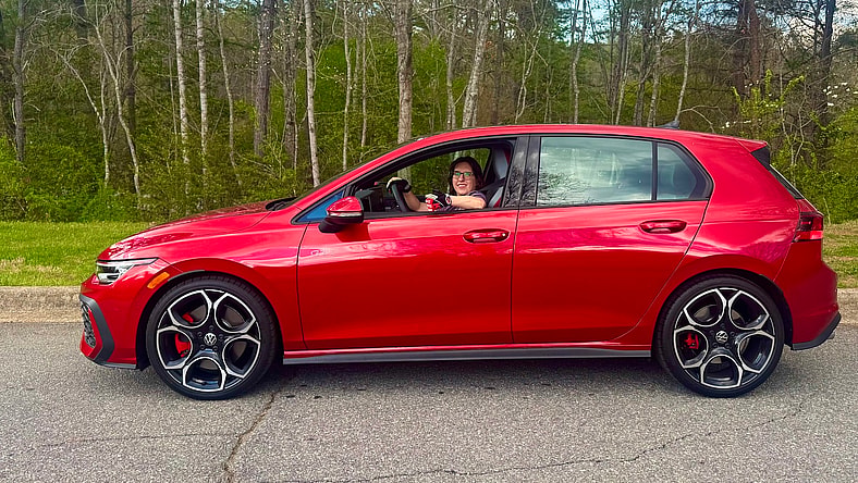 A Side View Of The 2026 Vw Golf Gti