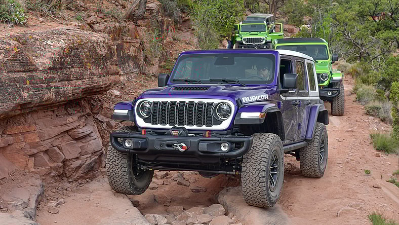 Off-Roading In A 2026 Jeep Wrangler Rubicon Whitecap